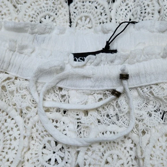 **HP** Nwt Gypsy 05 Sand Mantar Crochet Swim Cover Up Pants - Picture 10 of 14